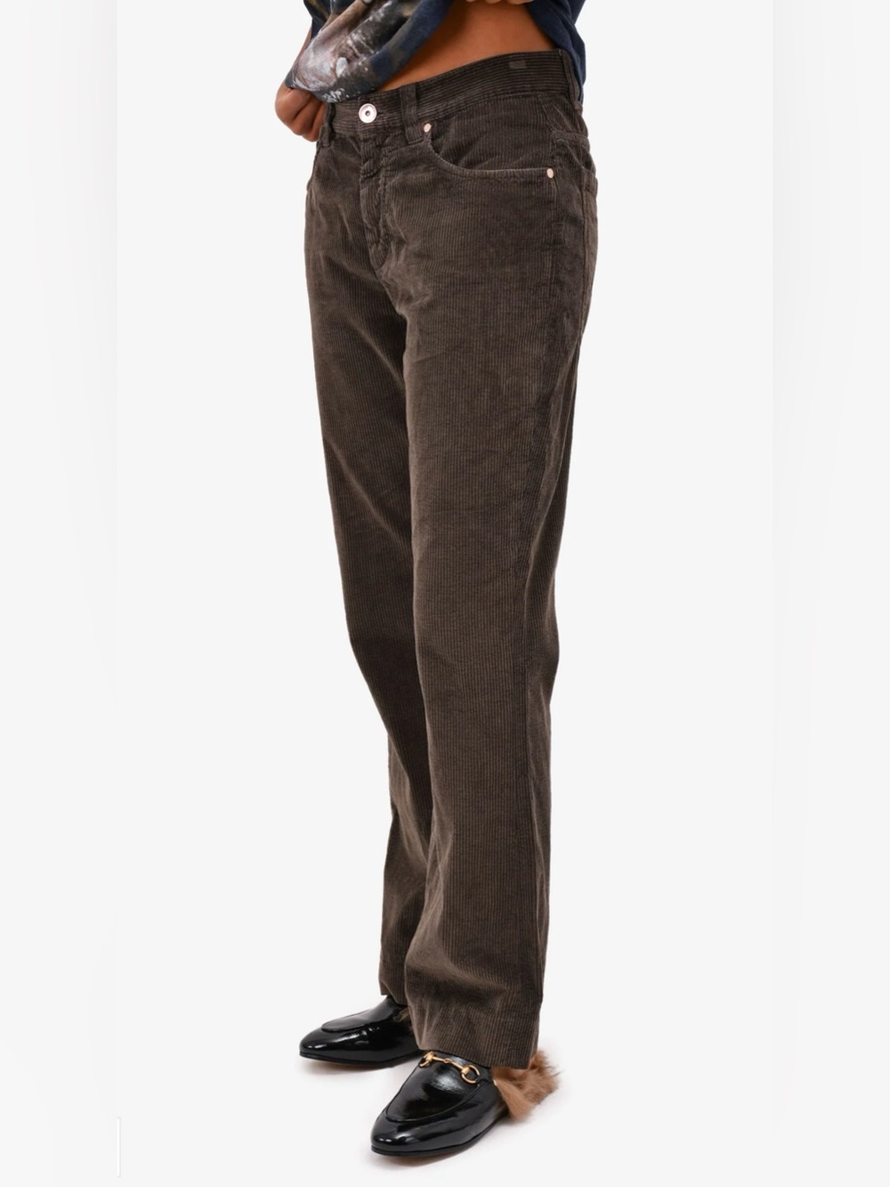 Brunello Cucinelli Women’s Dark Brown Corduroy Pants